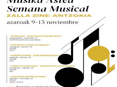 Concierto en la 46ª Semana Musical de&nbsp;Zalla